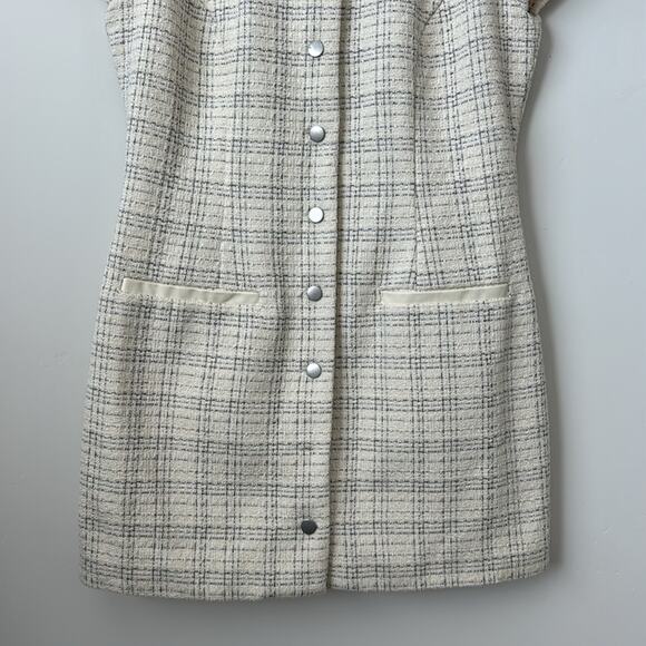 Majorelle Tammy Mini Dress in White & Black Size: M - Picture 5 of 9